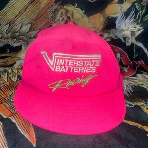 Vintage Interstate Batteries Racing SnapBack hat